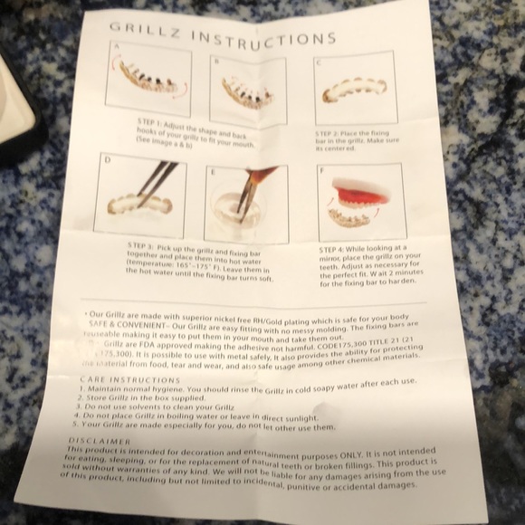 Grillz Costumes Grillz Diamond Crusted Grill Poshmark